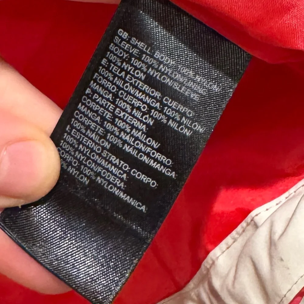 The North Face‎ Pink and Black Ski Jacket with High Collar Small